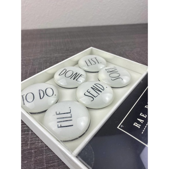 Rae Dunn Magnet Set TO DO FILE SORT SEND - Picture 2 of 3